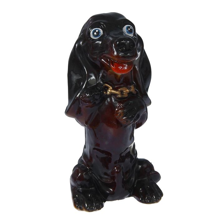 Копилка "Стоящая такса" глянец