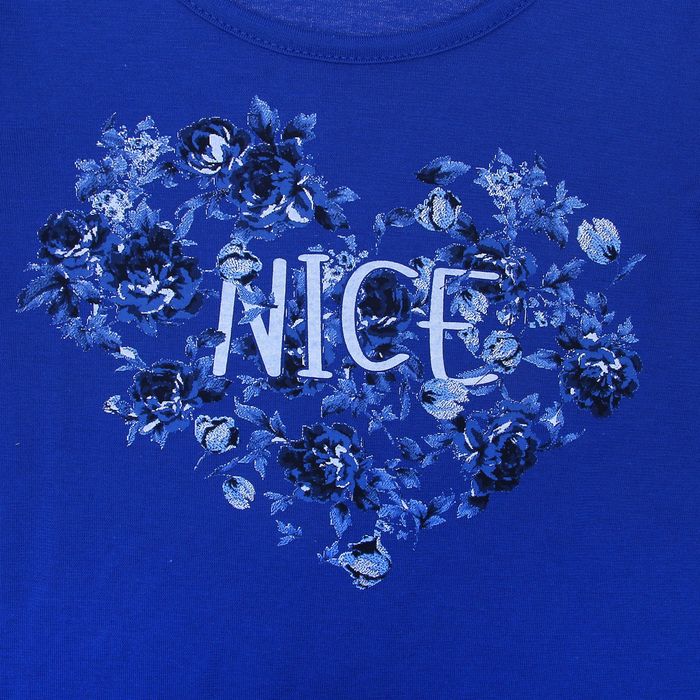 Платье для девочки "Цветочные сны", рост 110-116 см (30), цвет василёк