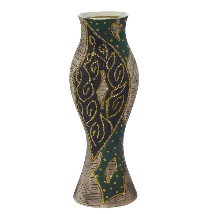 Ваза "Дольче Вэлла" большая, абстракция, шамот