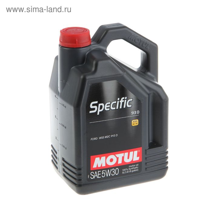 Моторное масло MOTUL Specific 913D 5W-30, 5 л 104560 motul моторное масло motul specific 913d 5w 30 5 л