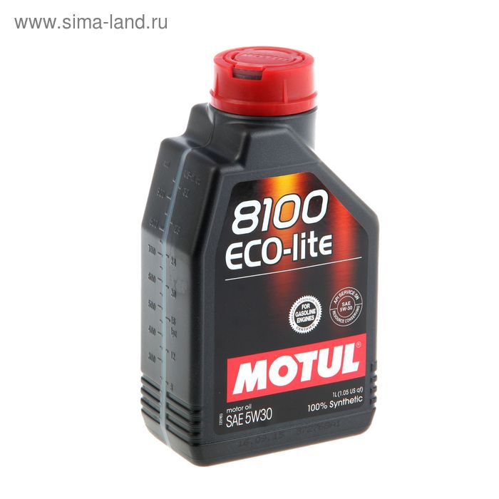 фото Масло моторное motul 8100 eco-lite 5w-30, 1 л 108212