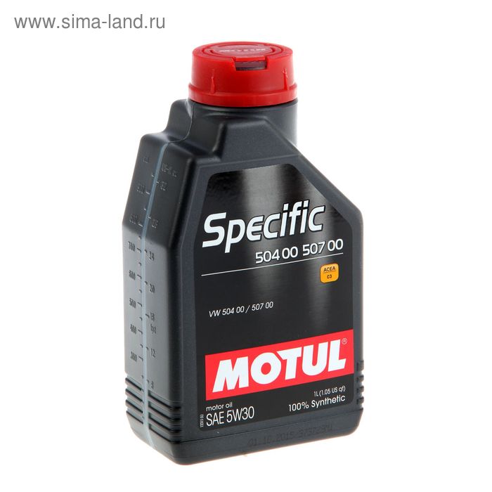 motul моторное масло motul specific 0720 5w 30 1 л Моторное масло MOTUL Specific VW 50400/50700 5W-30, 1 л 106374