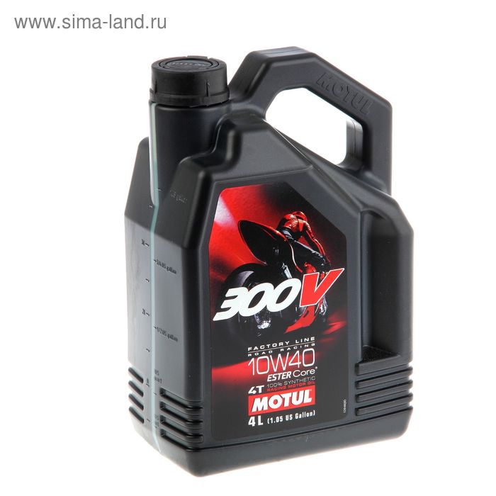 

Моторное масло MOTUL 300 V 4T FL Road Racing 10W-40, 4 л 104121