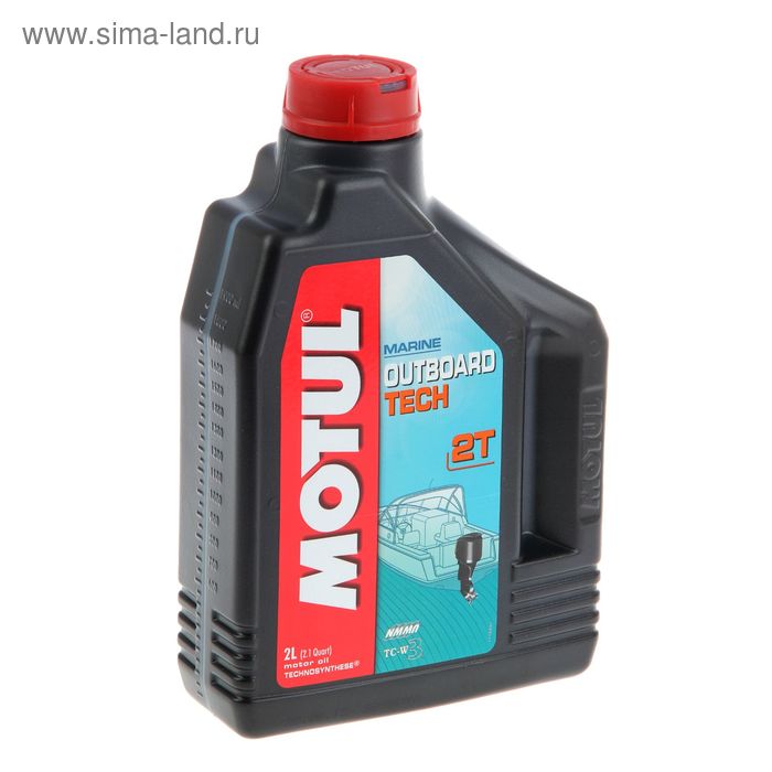 фото Моторное масло motul outboard tech 2t, 2 л