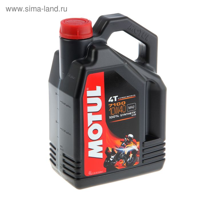 Моторное масло MOTUL 7100 4T 10W-40, 4 л 104092 масло моторное motul atv power 4t 5w40 4 л 105898
