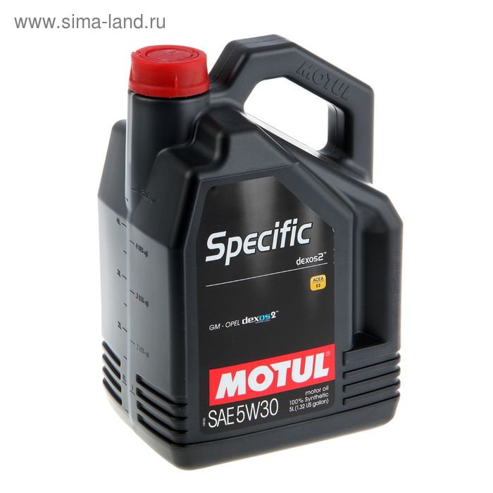 Моторное масло MOTUL Specific DEXOS2 5W-30, 5 л 102643 motul моторное масло motul specific 0720 5w 30 1 л