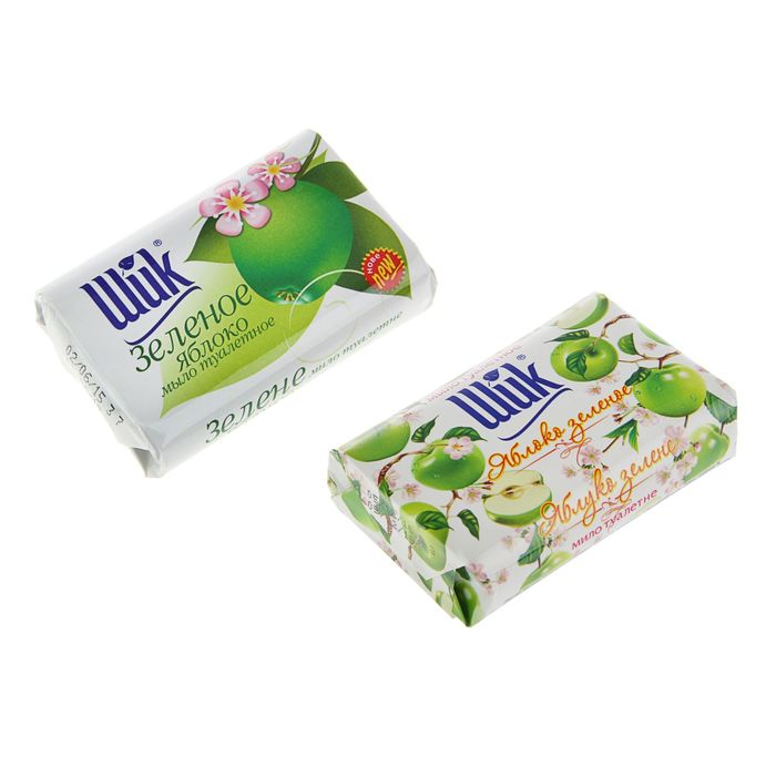 Мыло туалетное "Шик" Яблоко зеленое ,70 гр.