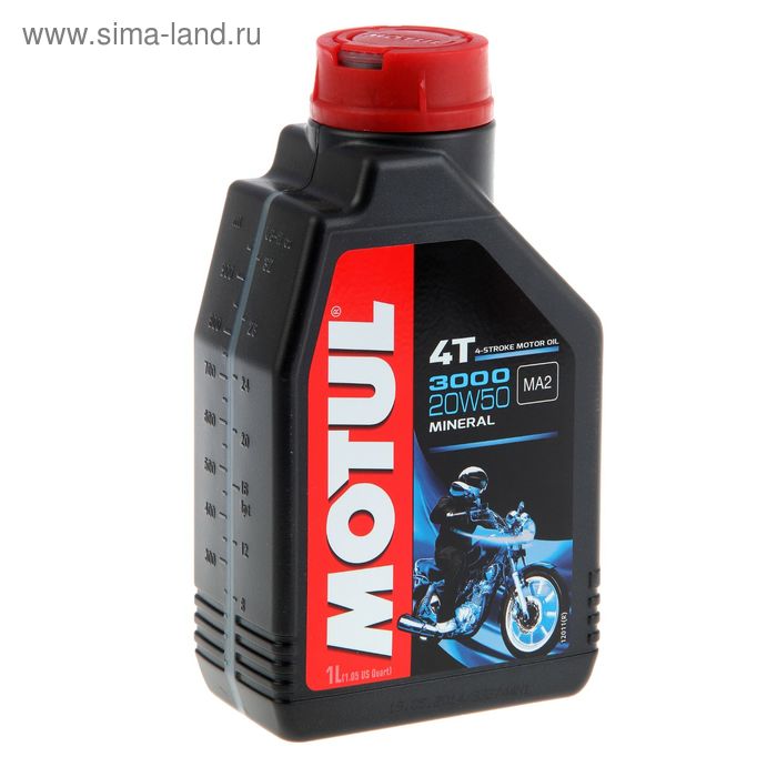 Моторное масло MOTUL 3000 4Т 20W-50, 1 л