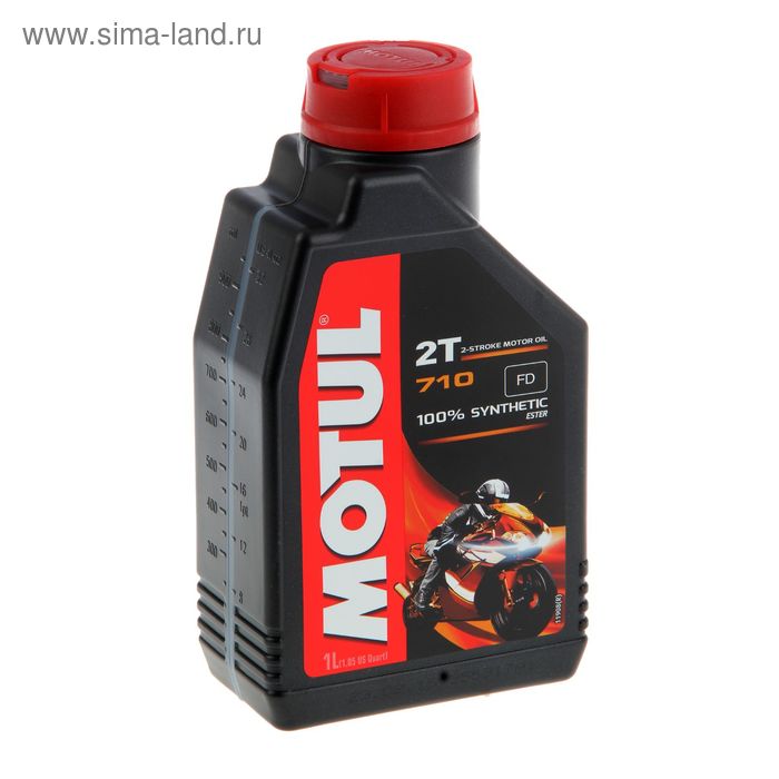 Моторное масло MOTUL 710 2T, 1 л 104034 масло моторное cupper kart 2t двухтактное 1 л