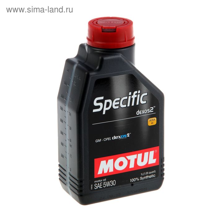 Моторное масло MOTUL Specific DEXOS2 5W-30, 1 л 102638 моторное масло motul specific vw 50400 50700 5w 30 1 л 106374