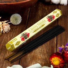 

Благовония Sarathi "Cherry Vanilla. Вишня ваниль", 20 палочек в упаковке, шестигранник