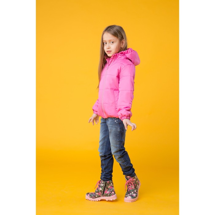 Куртка для девочки балон, рост 104 см, цвет розовый_КУД 02-13