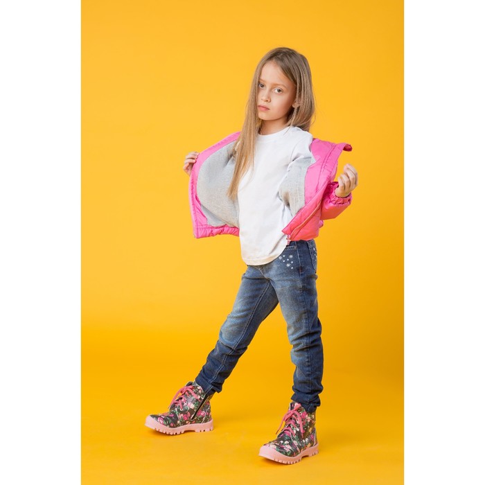 Куртка для девочки балон, рост 104 см, цвет розовый_КУД 02-13