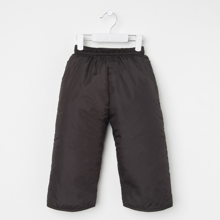 Брюки для мальчика, рост 92 см, цвет черный_Б 02-51