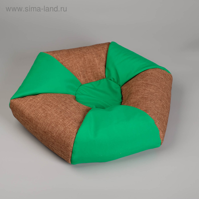 

Лежанка-антистресс двухцветная, 48 х 48 х 15 см, микс цветов