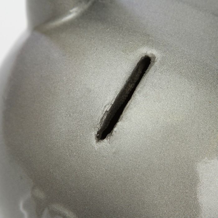 Копилка "Гиря: 16 кг" серая