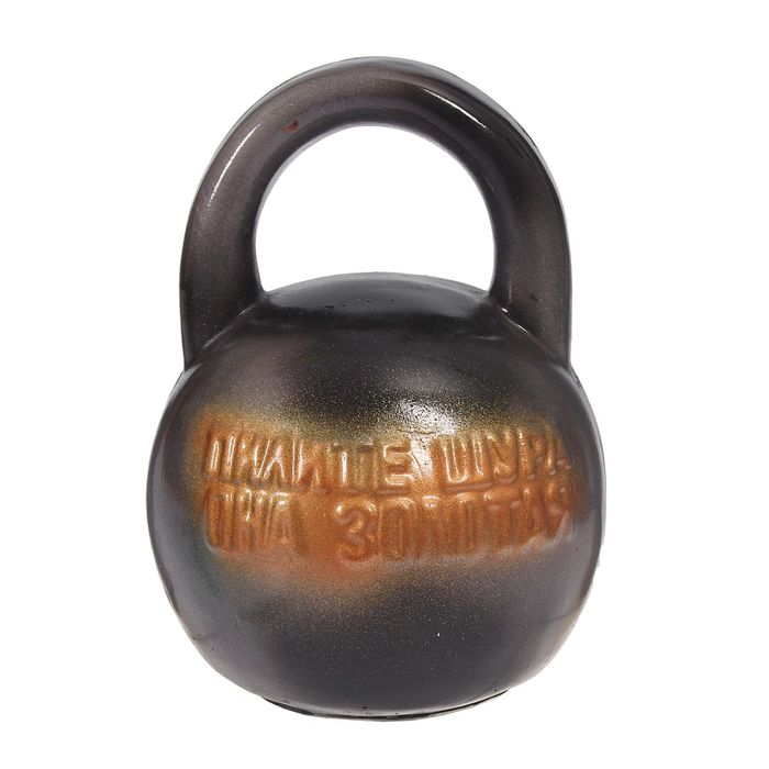 Копилка "Гиря: 16 кг" серая