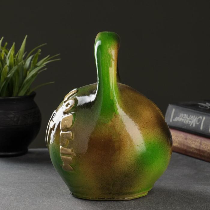 Копилка "Гиря: 100-пудовый хит" хаки, микс