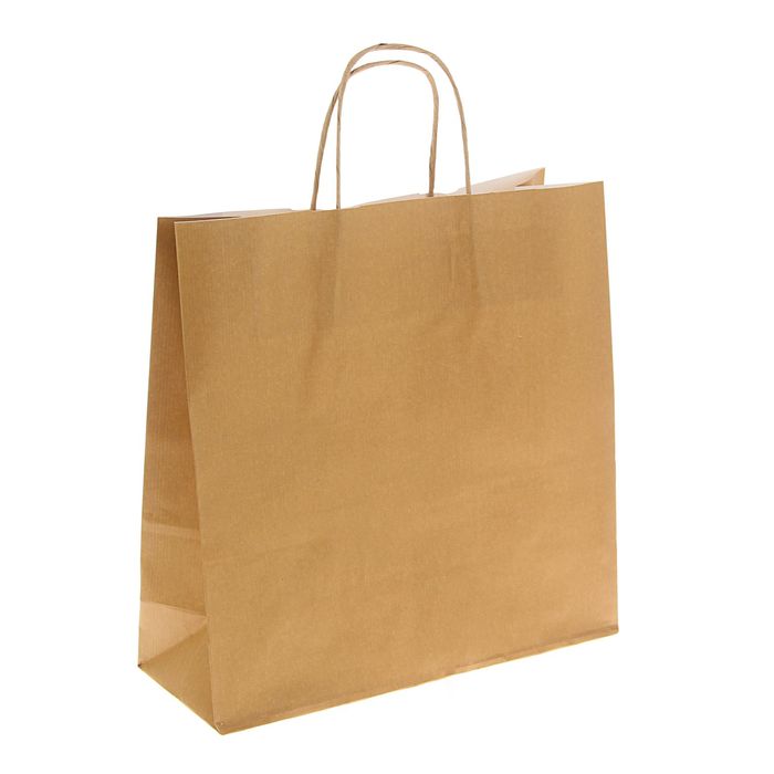 Пакет крафт "Радуга" капучино, 32 х 12 х 32 см