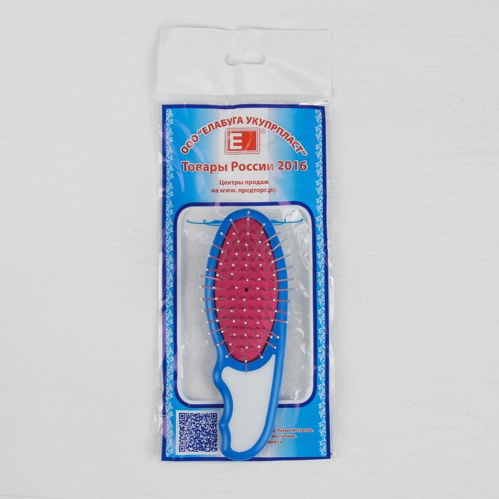 Расчёска массажная "Спутница" цвета МИКС