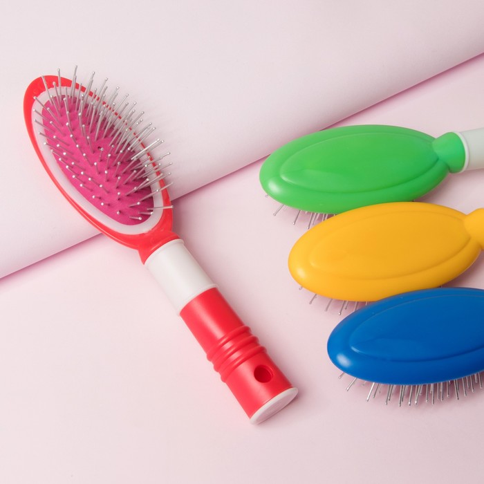 Расчёска массажная "Нега", цвета МИКС