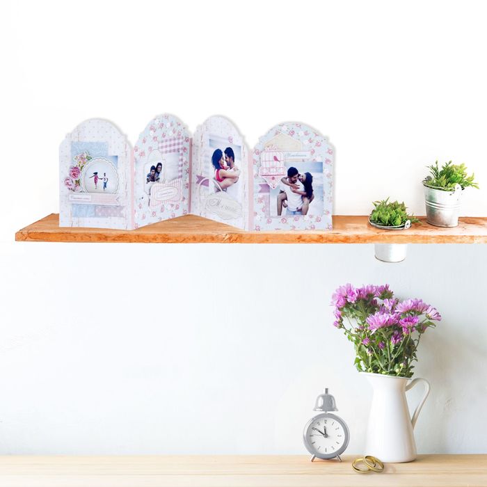 Набор для создания фоторамки-гармошки "Жизнь прекрасна", 20,5 х 20,5 см