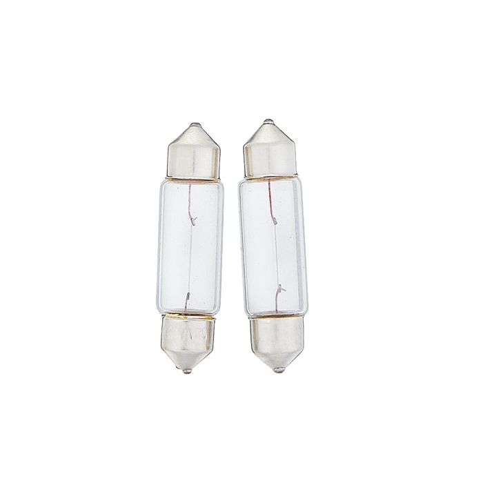 Комплект галогенных ламп TORSO C10W, 39 мм, 3300 K, 12 В, 2 шт.