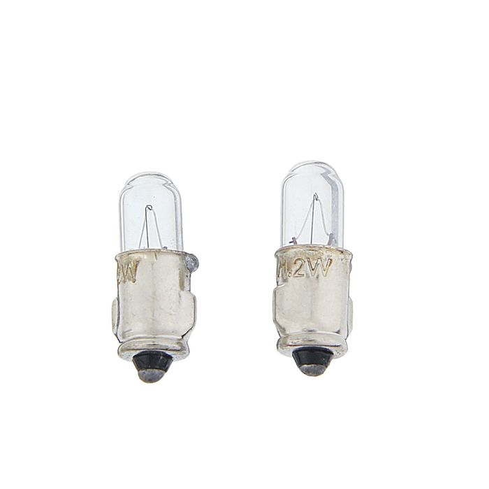 Комплект галогенных ламп TORSO T1W BA7S, 1.2 Вт, 3300 K, 12 В, 2 шт.