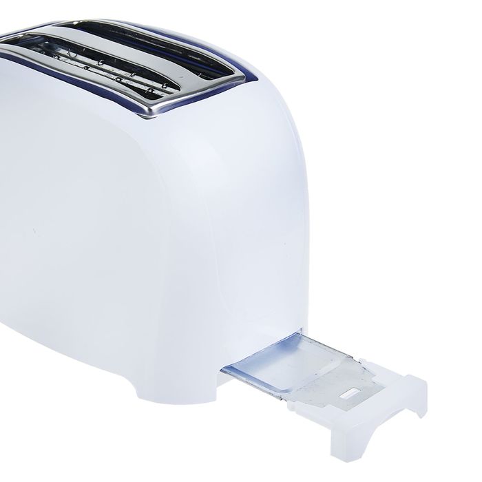 Тостер LUAZON LT-01, 750W, 2 тоста, 7 степеней прожарки, белый