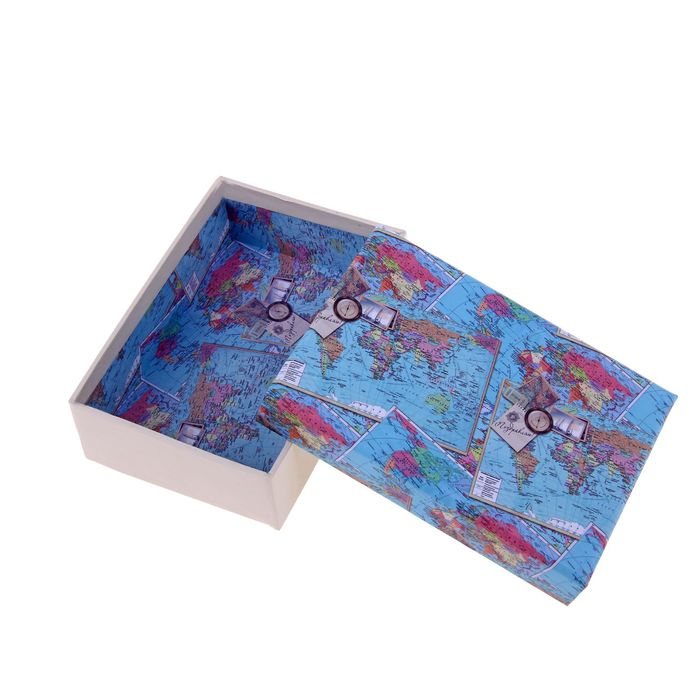 Набор коробок 5в1 "Карта мира", 20,5 х 13 х 6 - 13 х 9 х 4 см