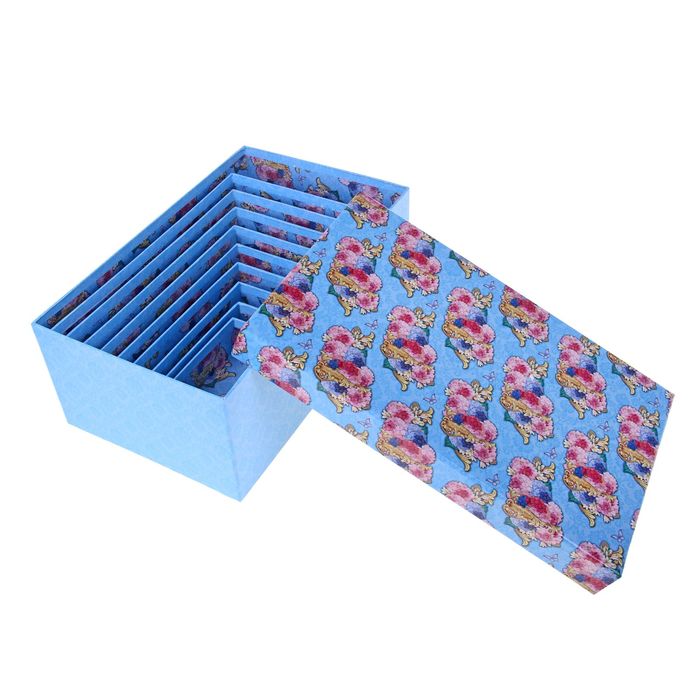 Набор коробок 10в1 "Сирень", 32,5 х 20 х 12,5 - 12 х 7 х 4 см