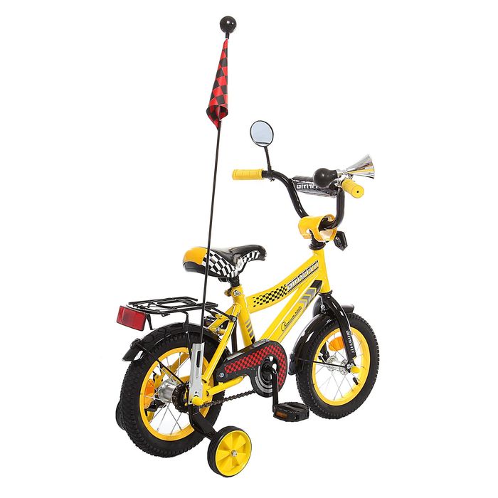 Велосипед 12" GRAFFITI Premium Racer, 2016, цвет жёлтый