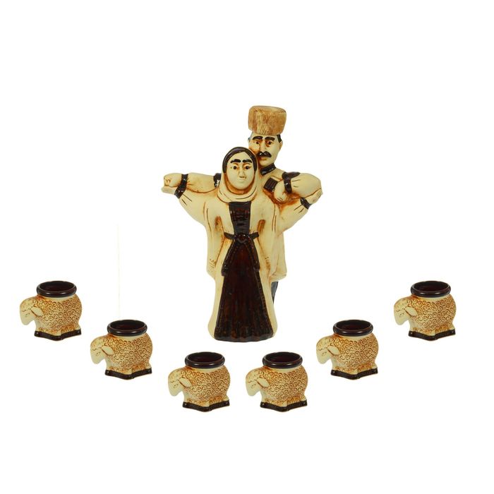 Штоф с рюмками "Лезгинка" 7 предметов, 0,7 л