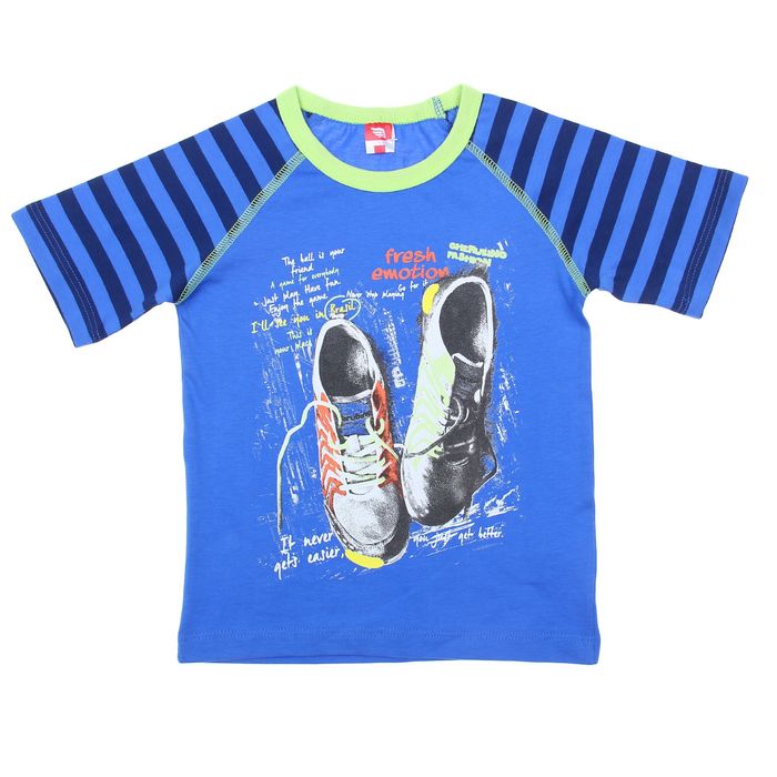 Футболка для мальчика, рост 92 см (56), цвет синий