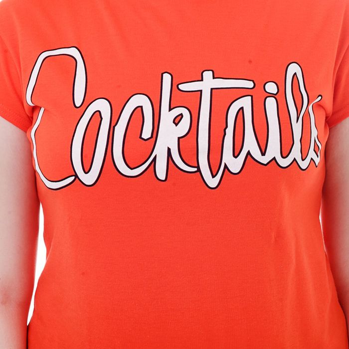 Комплект женский (футболка, капри), цвет красный/синий, рост 170-176 см, размер 48