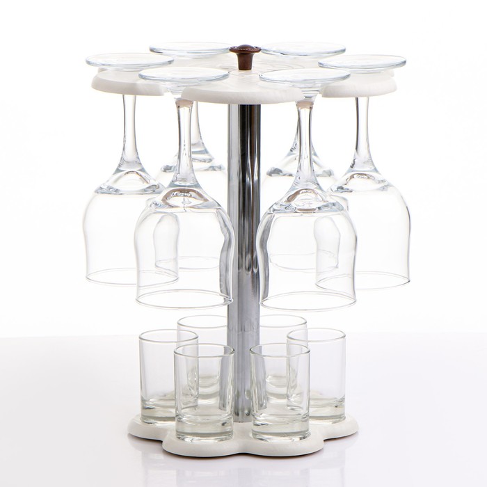 Мини-бар 12 предметов вино, гладье, белый 240/50 мл