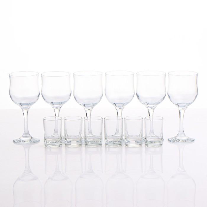 Мини-бар 12 предметов вино, гладье, белый 240/50 мл