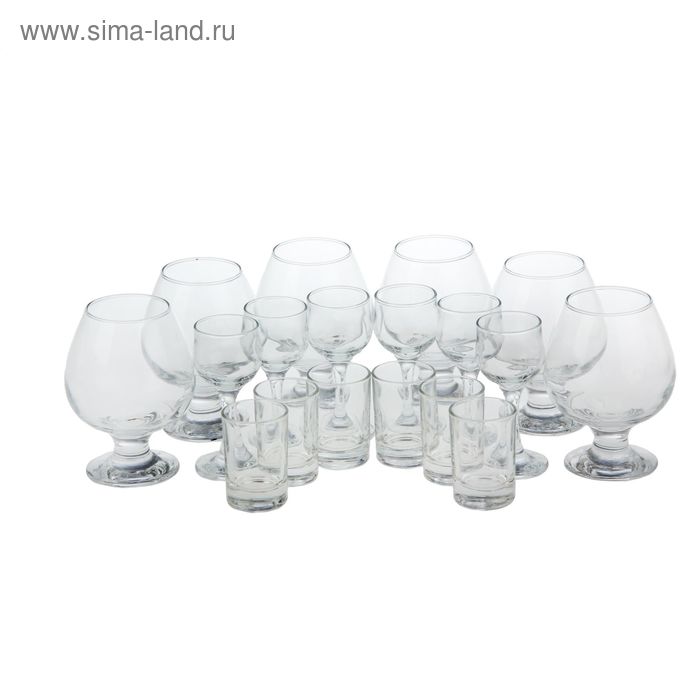 

Мини-бар 18 предметов коньяк, гладье 380/55/50 мл