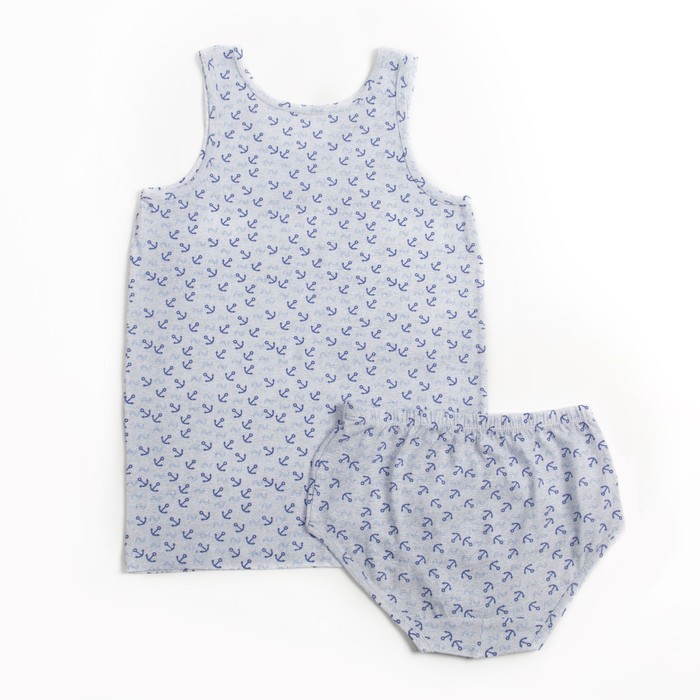 Комплект для мальчика (майка+трусы), рост 122 см (7 лет), цвет МИКС/набивка М258_Д