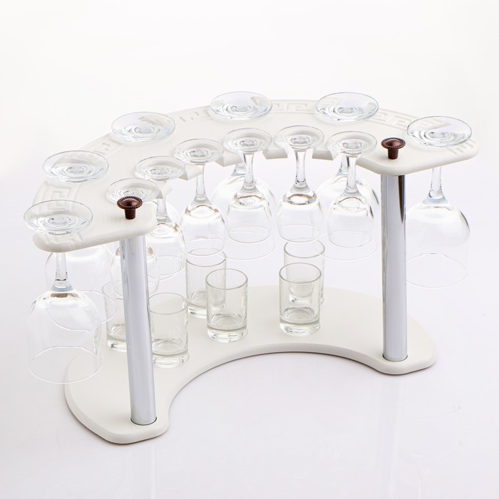 Мини-бар "Гладье" 18 предметов, под вино, белый