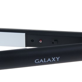 Выпрямитель Galaxy GL 4514, 35 Вт, турмалиновое покрытие, 91х25 мм, до 200°C, чёрный от Сима-ленд