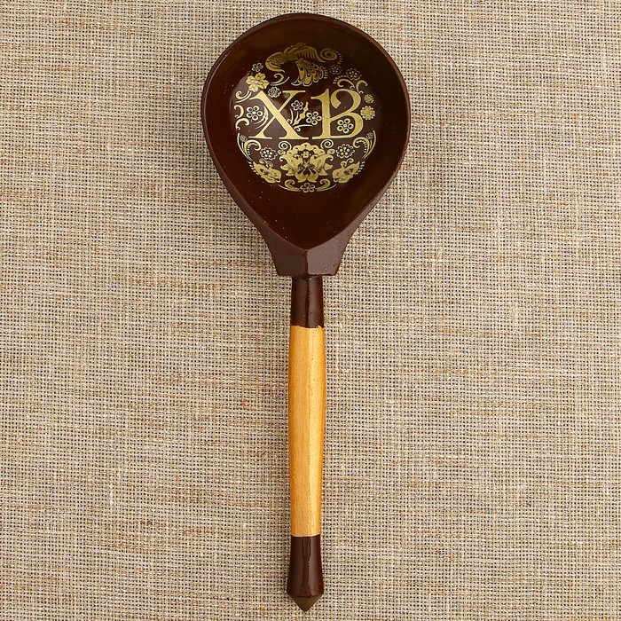 Ложка полубаская с росписью "ХВ", хохлома, микс