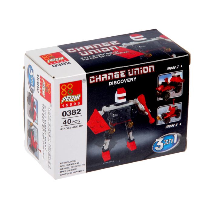 Конструктор «Космический исследователь», 3 в 1, 33-40 деталей, МИКС