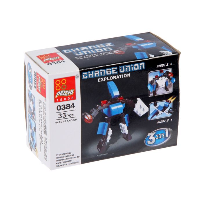 Конструктор «Космический исследователь», 3 в 1, 33-40 деталей, МИКС