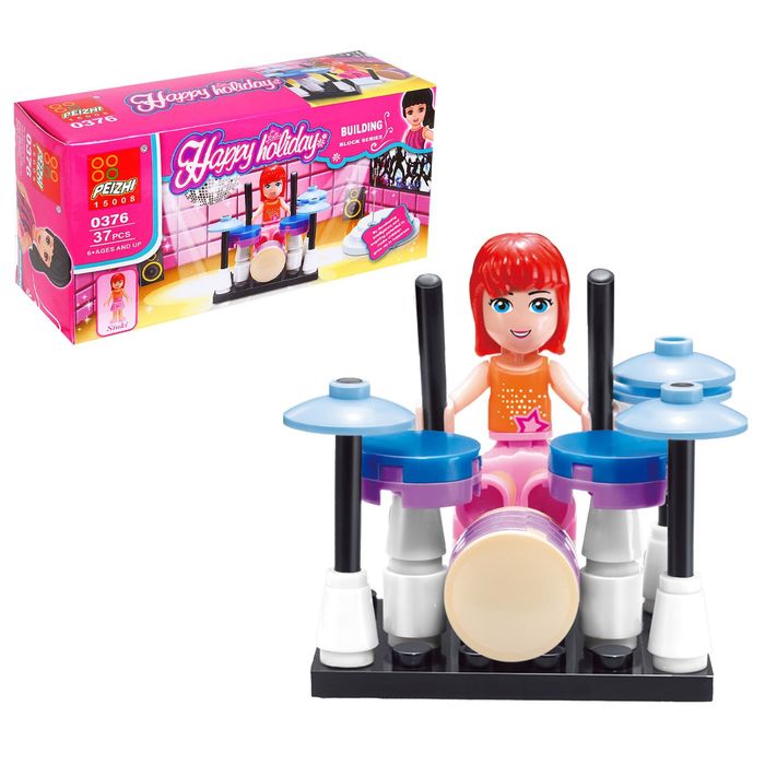 Конструктор «Барабанщица», 37 деталей