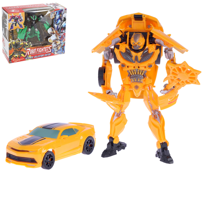 Робот-трансформер «Автобот» с аксессуарами, цвета МИКС