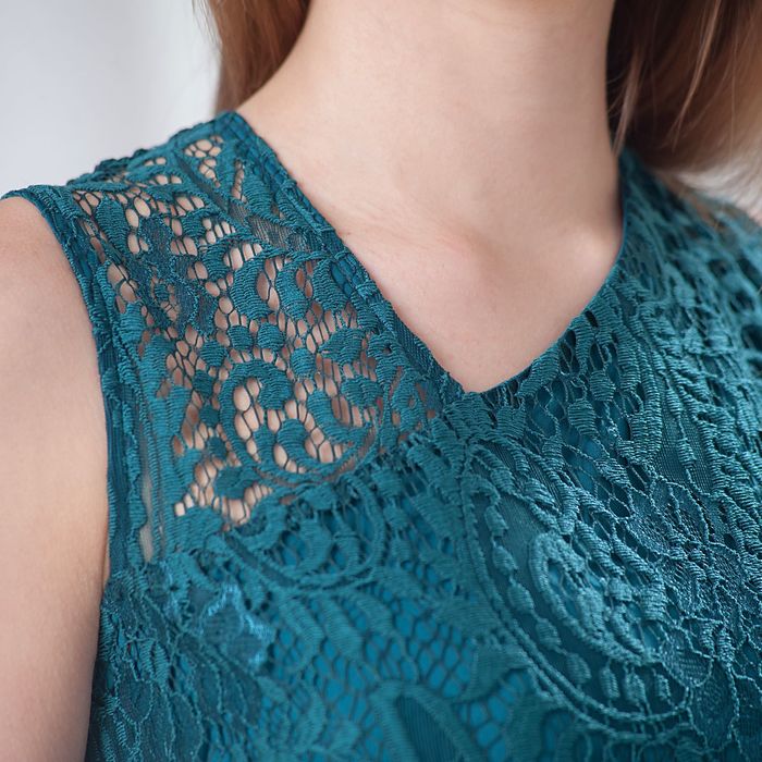 Платье женское, размер 50, рост 164 см, цвет изумрудный (арт. 4521 С+)