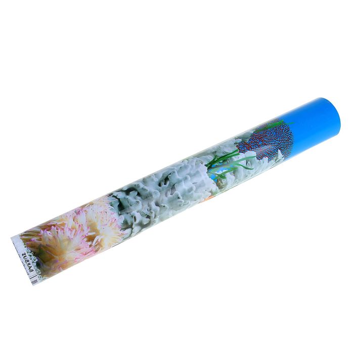 Фон двухсторонний 60см. Растительный пресн./Белые кораллы морской 9019-9029(60)