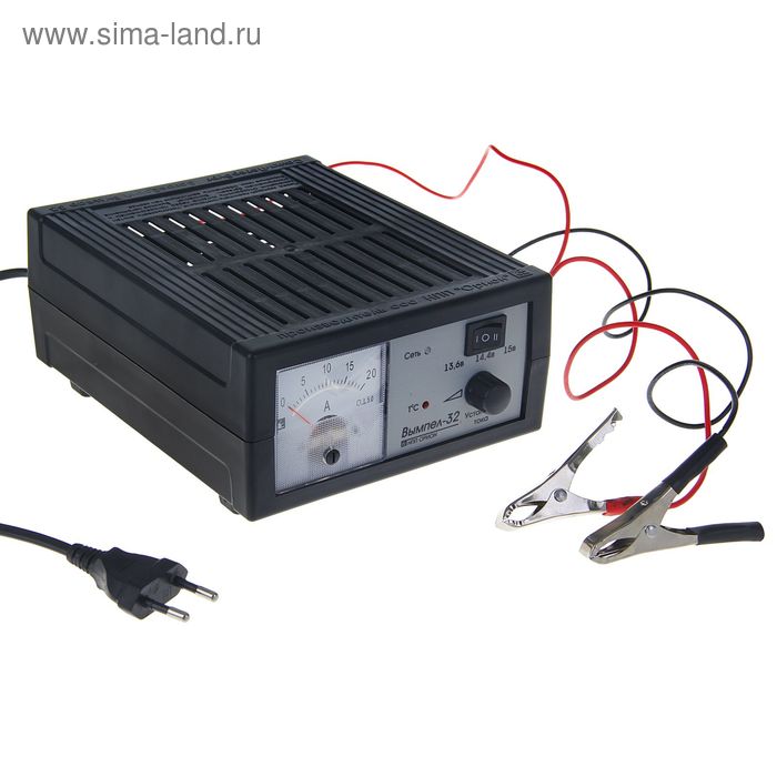 Зарядно-предпусковое устройство Вымпел-32,0.8-20 А,12 В,для гелевых кислотных и AGM АКБ