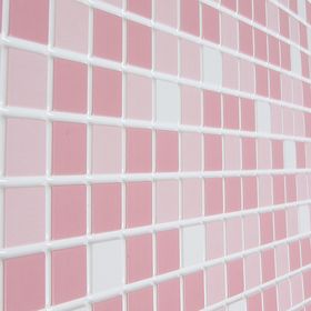 Панель ПВХ Мозаика розовая 955*480 от Сима-ленд